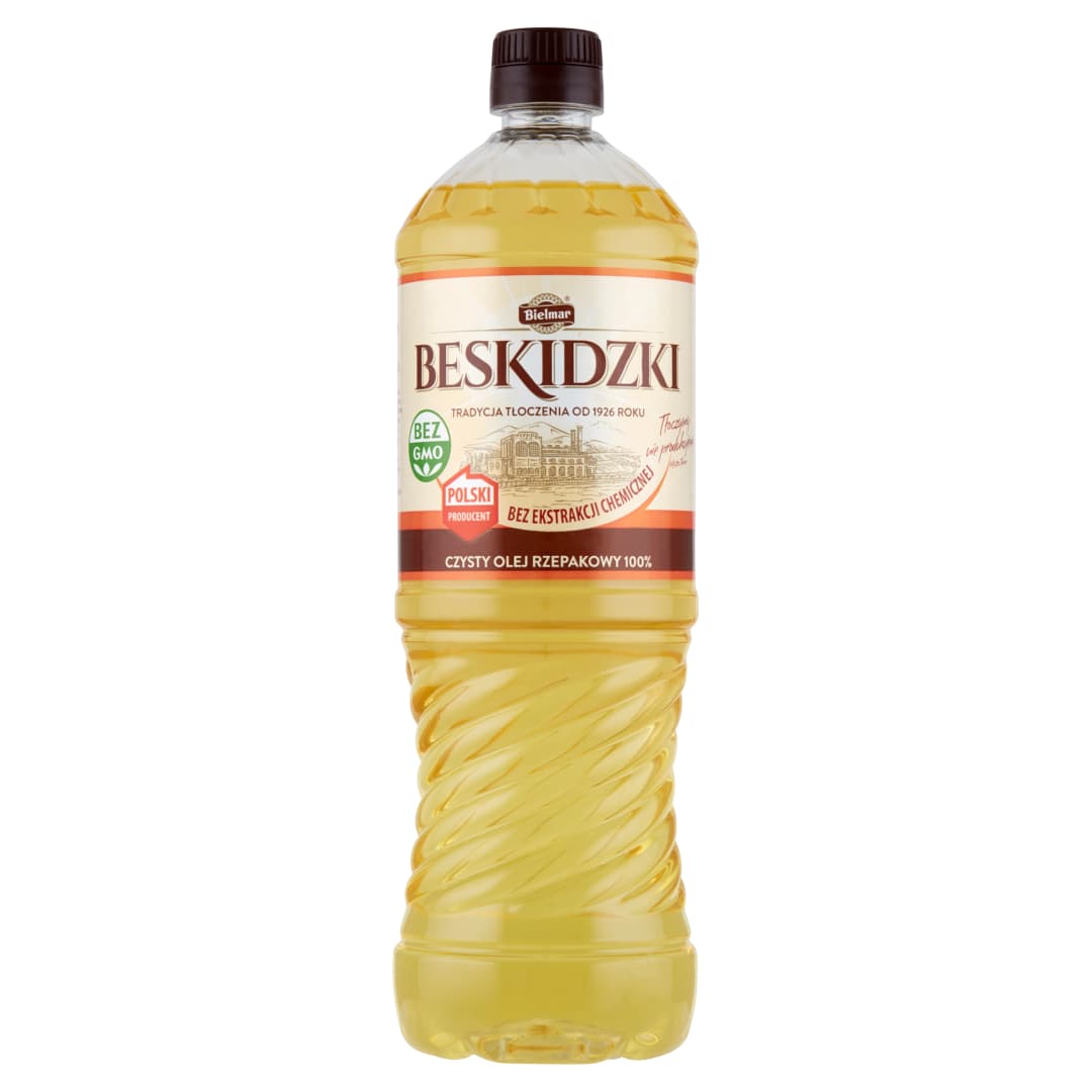 BESKIDZKI Olej rzepakowy. 9,99 zl/l