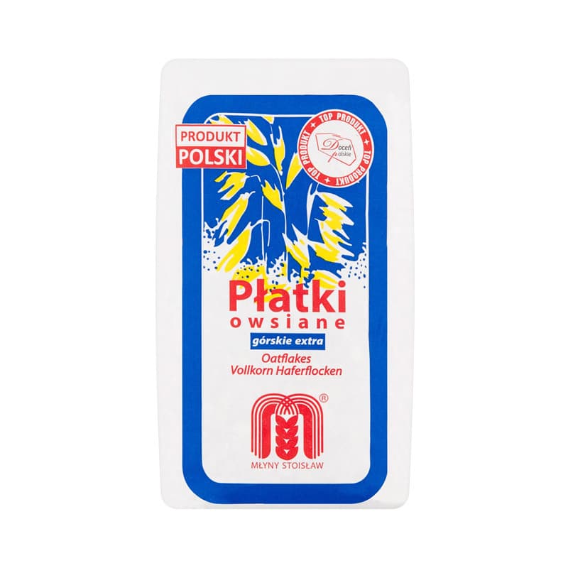 MLYNY STOISLAW Platki owsiane gorskie. 8,58 zl/kg