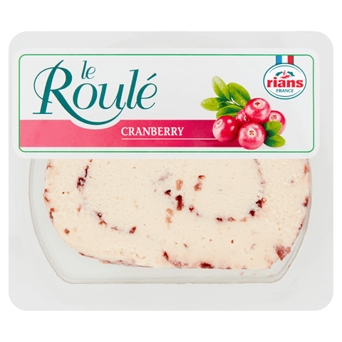 RIANS LE ROULE Francuski ser smietankowy z zurawina. 97,52 zl/kg