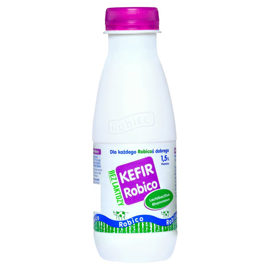 ROBICO Kefir 1,5% bez laktozy. 8,48 zl/kg