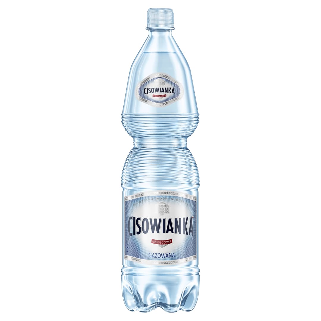 CISOWIANKA Woda mineralna gazowana. 1,53 zl/l