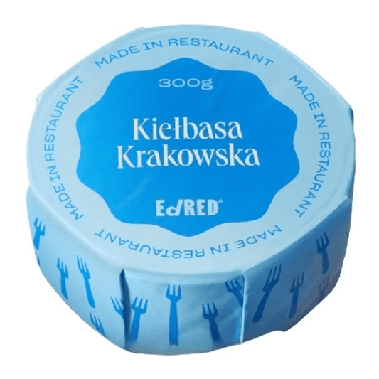 ED RED Konserwa kielbasa Krakowska. 63,30 zl/kg