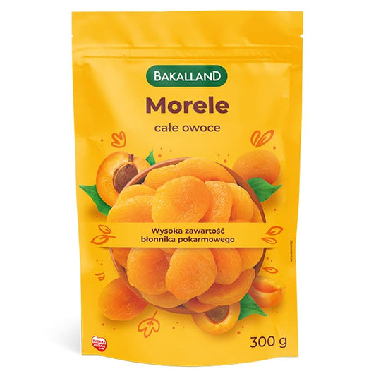 BAKALLAND Morele cale owoce. 86,63 zl/kg