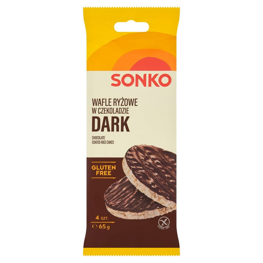 SONKO Wafle ryzowe w czekoladzie. 104,46 zl/kg