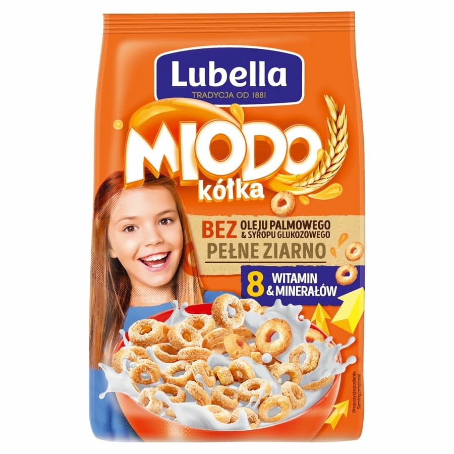 MLEKOLAKI Miodo Kolka zbozowe kolka z miodem. 18,78 zl/kg