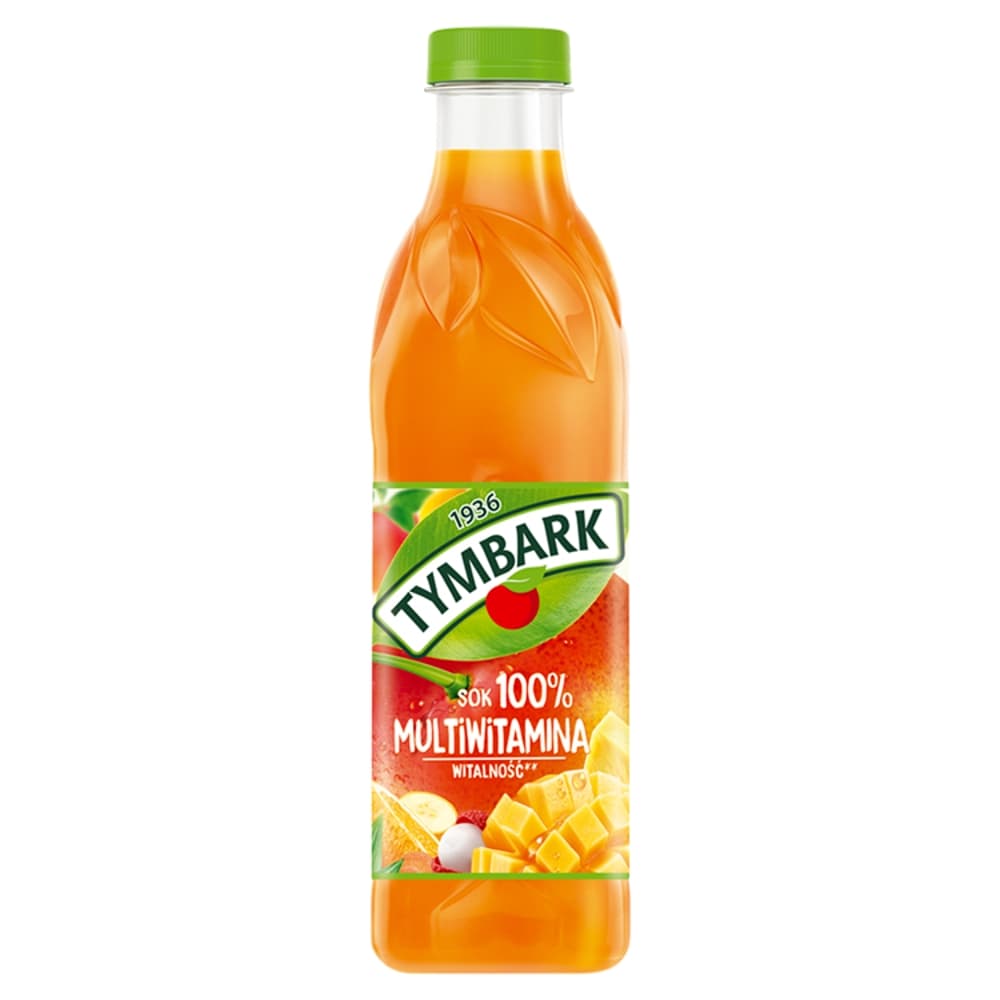 TYMBARK Sok 100 % multiwitamina. 6,29 zl/l