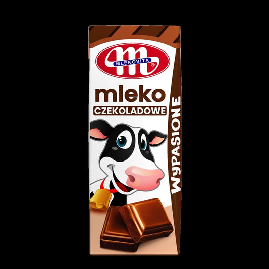 MLEKOVITA WYPASIONE Mleko UHT czekoladowe. 8,45 zl/l