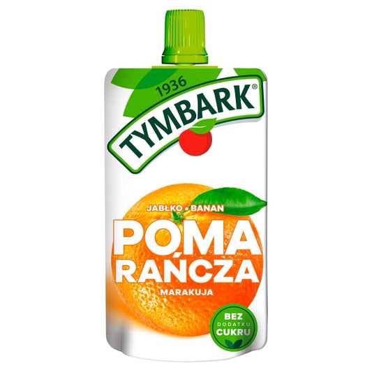 TYMBARK Mus pomarancza-marakuja-jablko-banan. 21,58 zl/kg